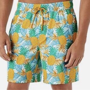 Member's Mark Men's 4-Way Stretch UPF 50 Resort Swim Trunk - Pineapple - sz XXL